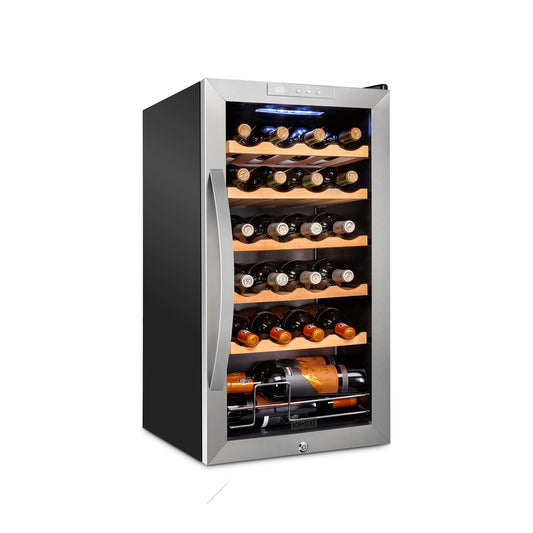 SCHMÉCKÉ 24 Bottle Wine Cooler Refrigerator with Lock