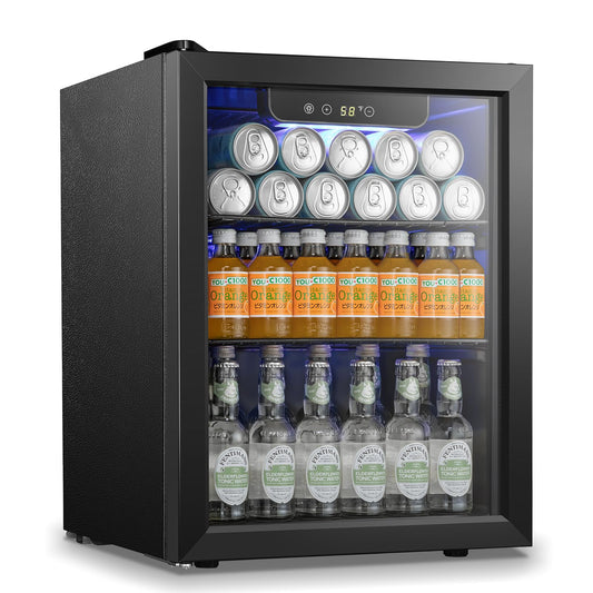 Antarctic Star 68 Can Beverage Cooler Glass Door